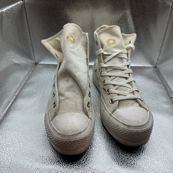 Size‎ 7.5 Converse Chuck Star It's Okay To Wander Womens Platform Shoes 571086C - Picture 6 of 9